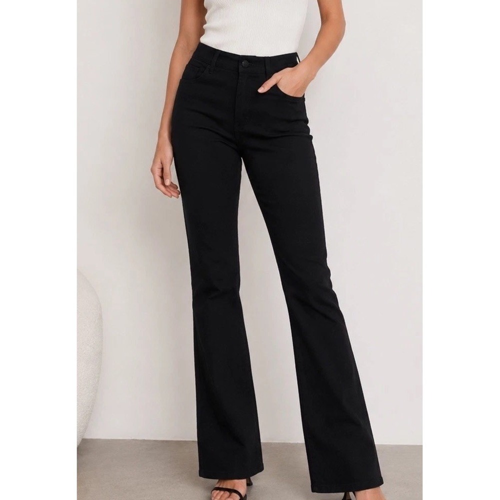 NWT Quince Black Pants Ponte Women Size Extra Small/Long Workwear Capsule Travel